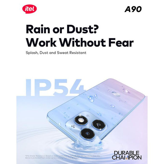 itel A90 6.6" 90hz Dynamic Display 5000mah 15W Fast Charge Android 128+4gb