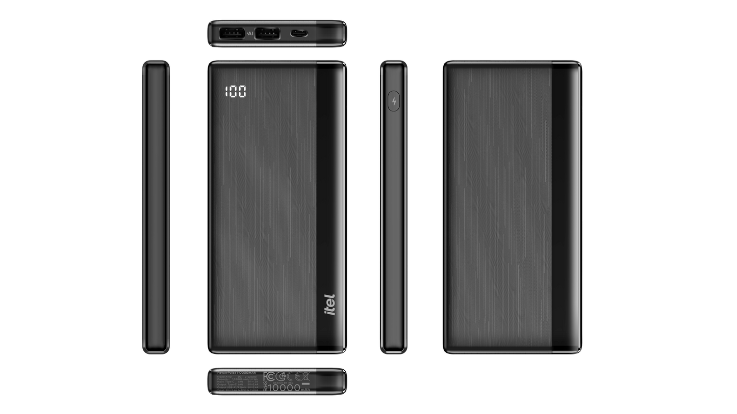 itel PowerPulse A1121 Power-Bank 10000mAh 12W Fast Charging Type-C