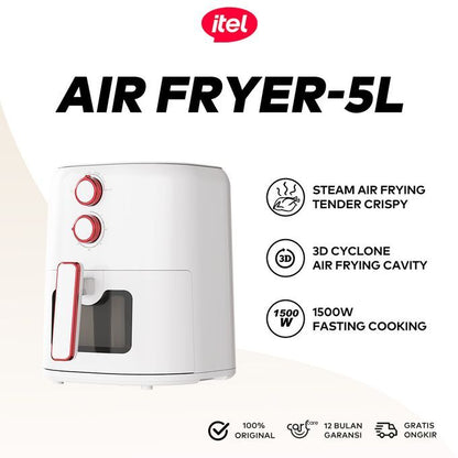 itel vip 5L Temperature Control Oil-free Air Fryer (IAF-001) Airfryer