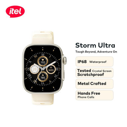 itel smartwatch O23 StormUltra 2.02'' HD Scratchproof IP68 O23 Smart Watch StormUltra