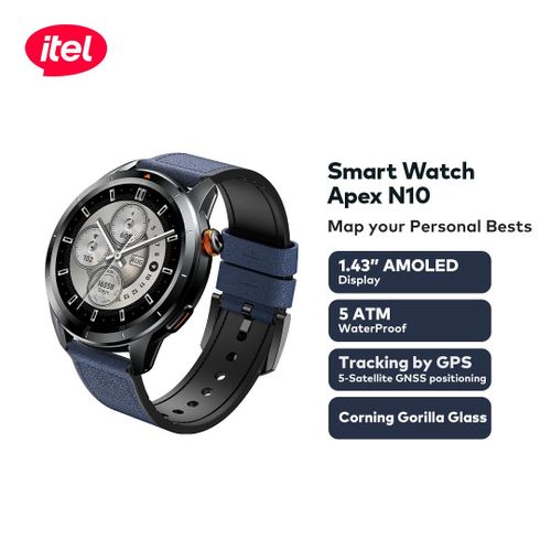 itel Apex N10 Smartwatch 1.43'' Amoled Digital
