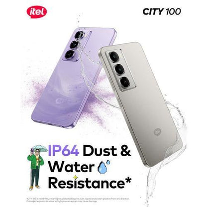itel City 100 Slim Design 5200mAh 256/4 gb Drop Resistant