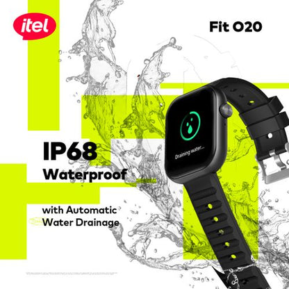 itel SmartWatch Fit O20 2.04" HD Display IP68 AI-Powered New