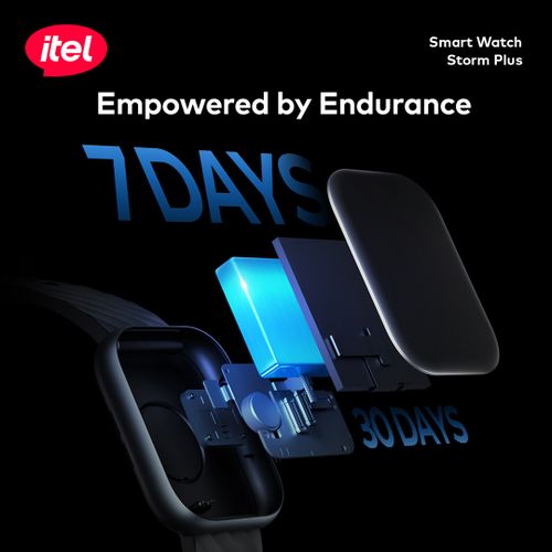 itel Storm Plus 2.01'' HD Ultra Large IP68 O15 Smart Watch