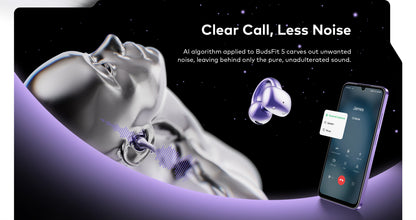 itel BudsFit 5 Earbud C-Bridge Design AI NC