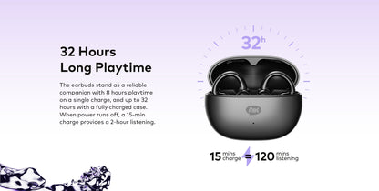 itel BudsFit 5 Earbud C-Bridge Design AI NC