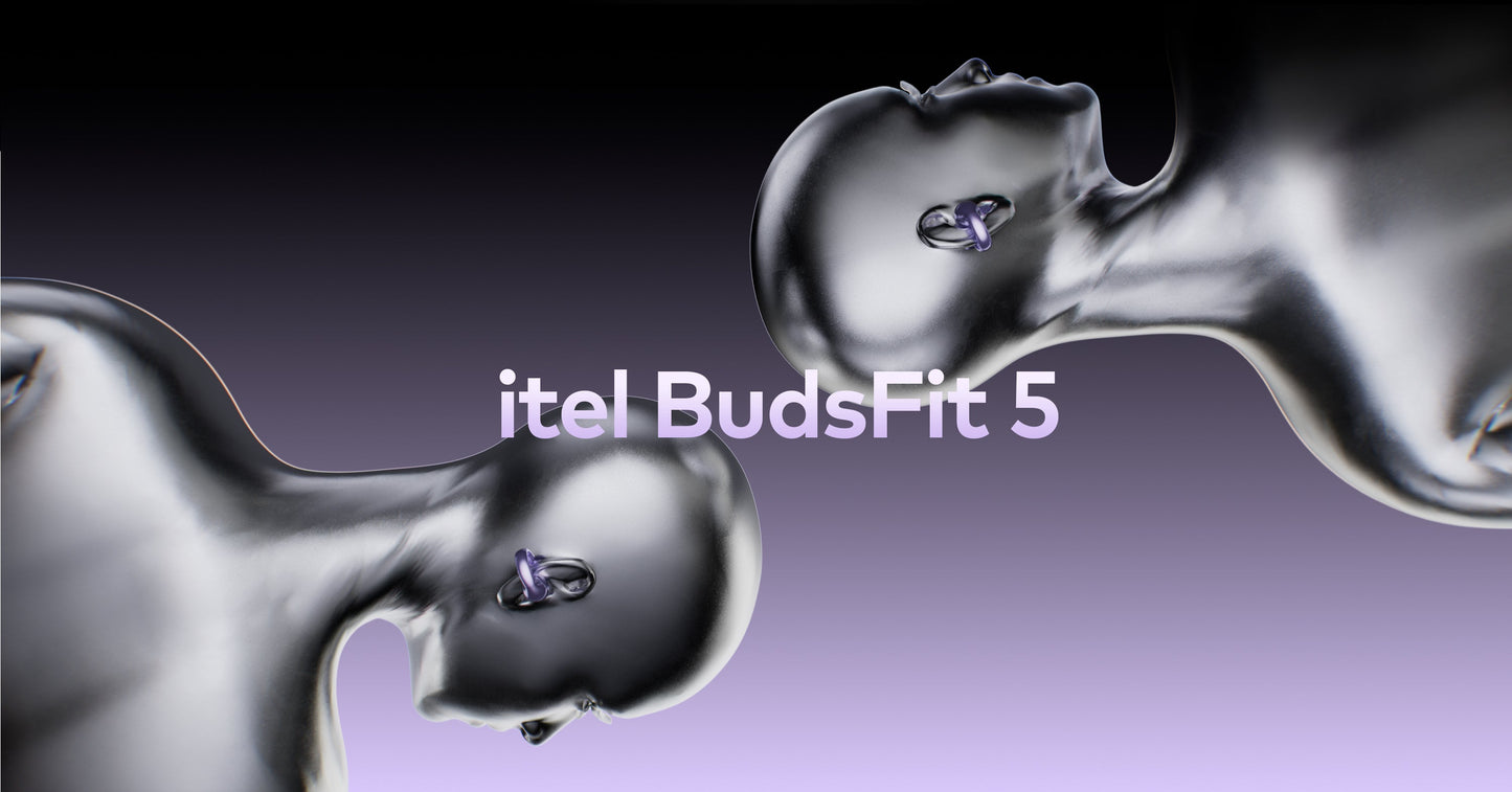 itel BudsFit 5 Earbud C-Bridge Design AI NC