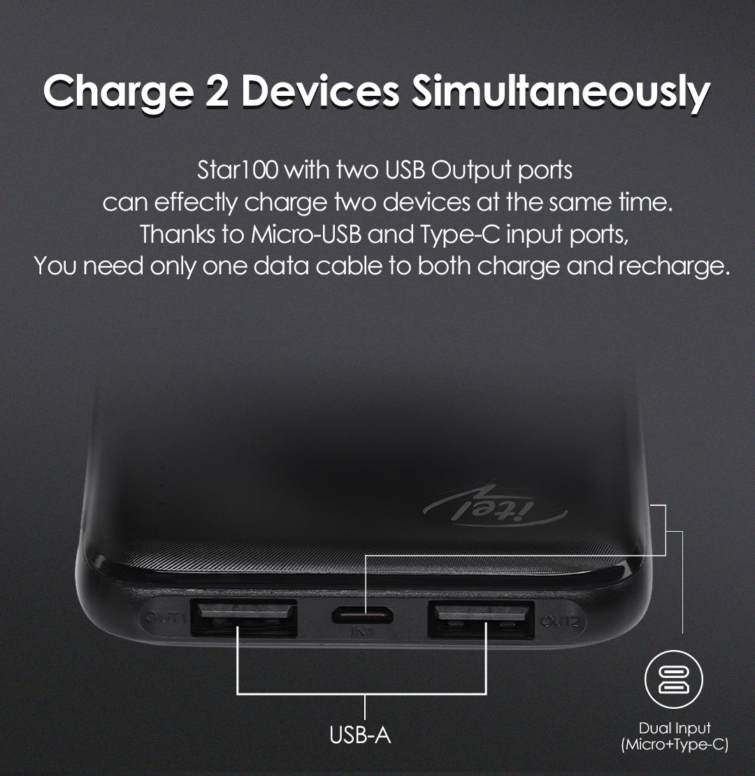 itel Star 100 10000mAH Powerbank